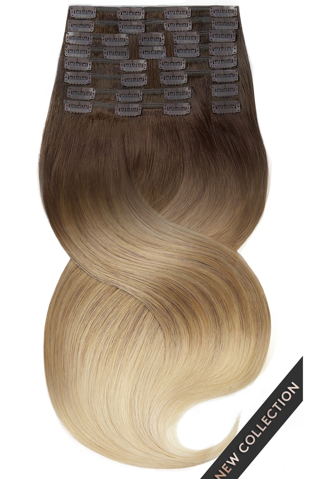 Extensions à Clip Pour Cheveux - Longueur 60 Cm - Couleur Châtain Foncé/brun - Neuf - Référence 2
